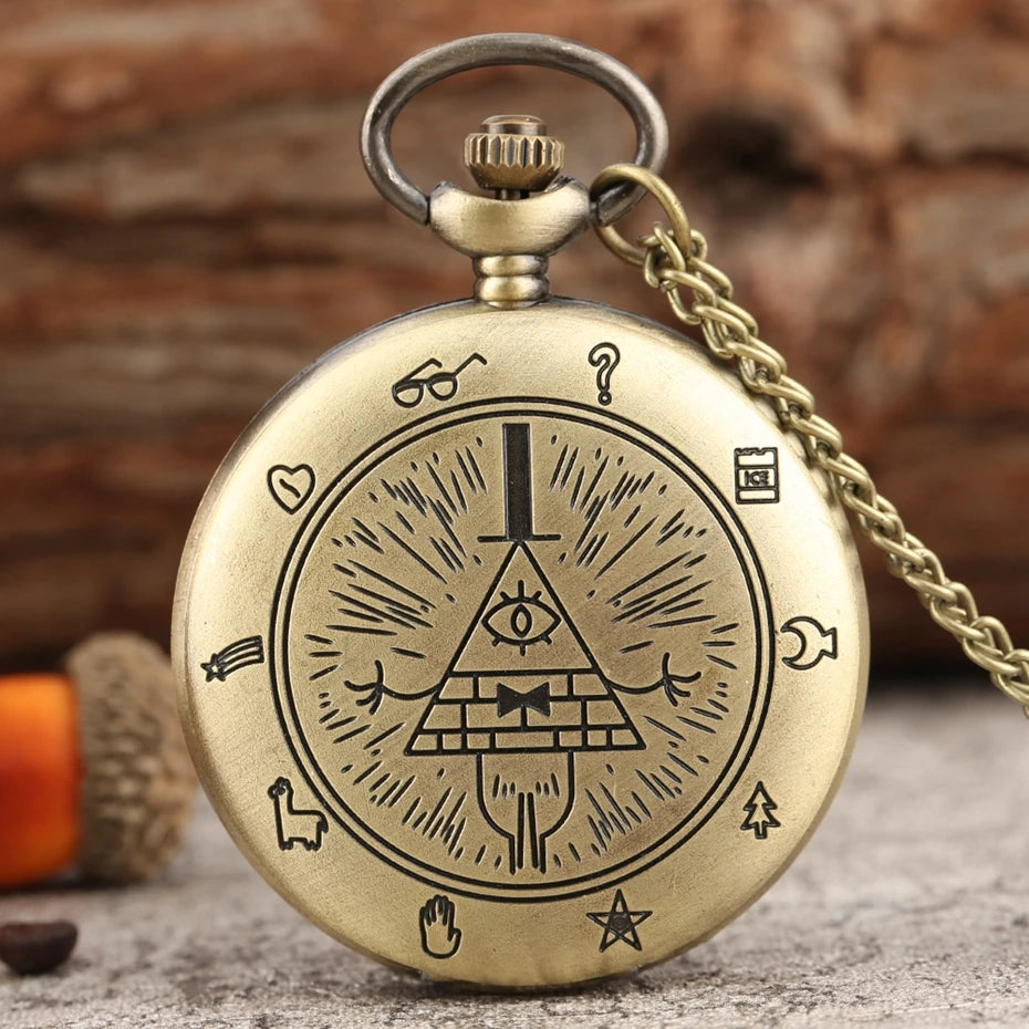 New Arrival! Women's Wristwatch with Gravity Password Pendant - Featuring Mysterious Triangle Devil Quartz from Overseas Eye. P Good Vibrations