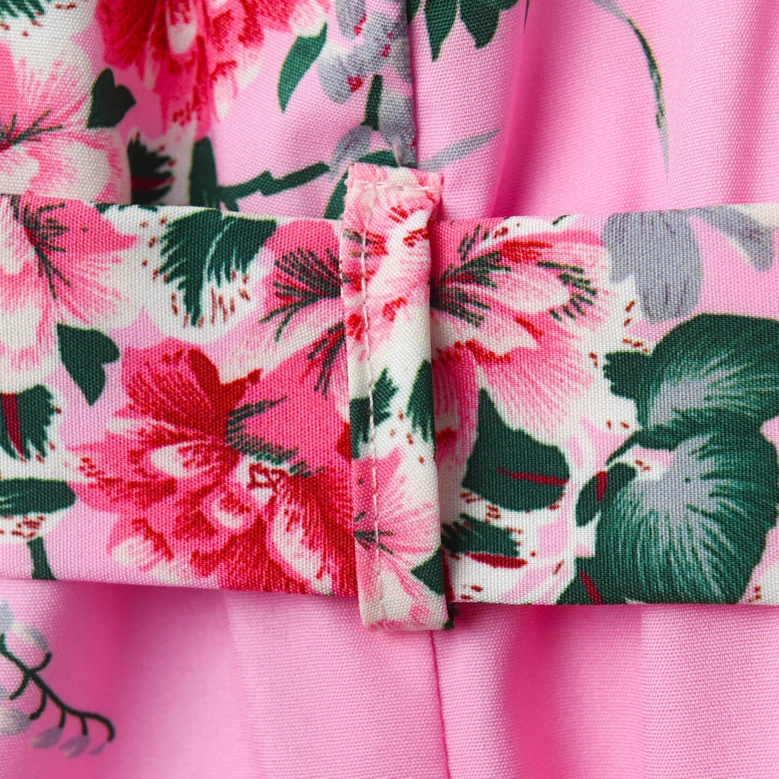 Children Clothing for Girls 1 2 3 4 5Y Kids Girls' Summer New Resort Style Floral Print Ruffled Camisole Jumpsuit with Lace-ups Good Vibrations