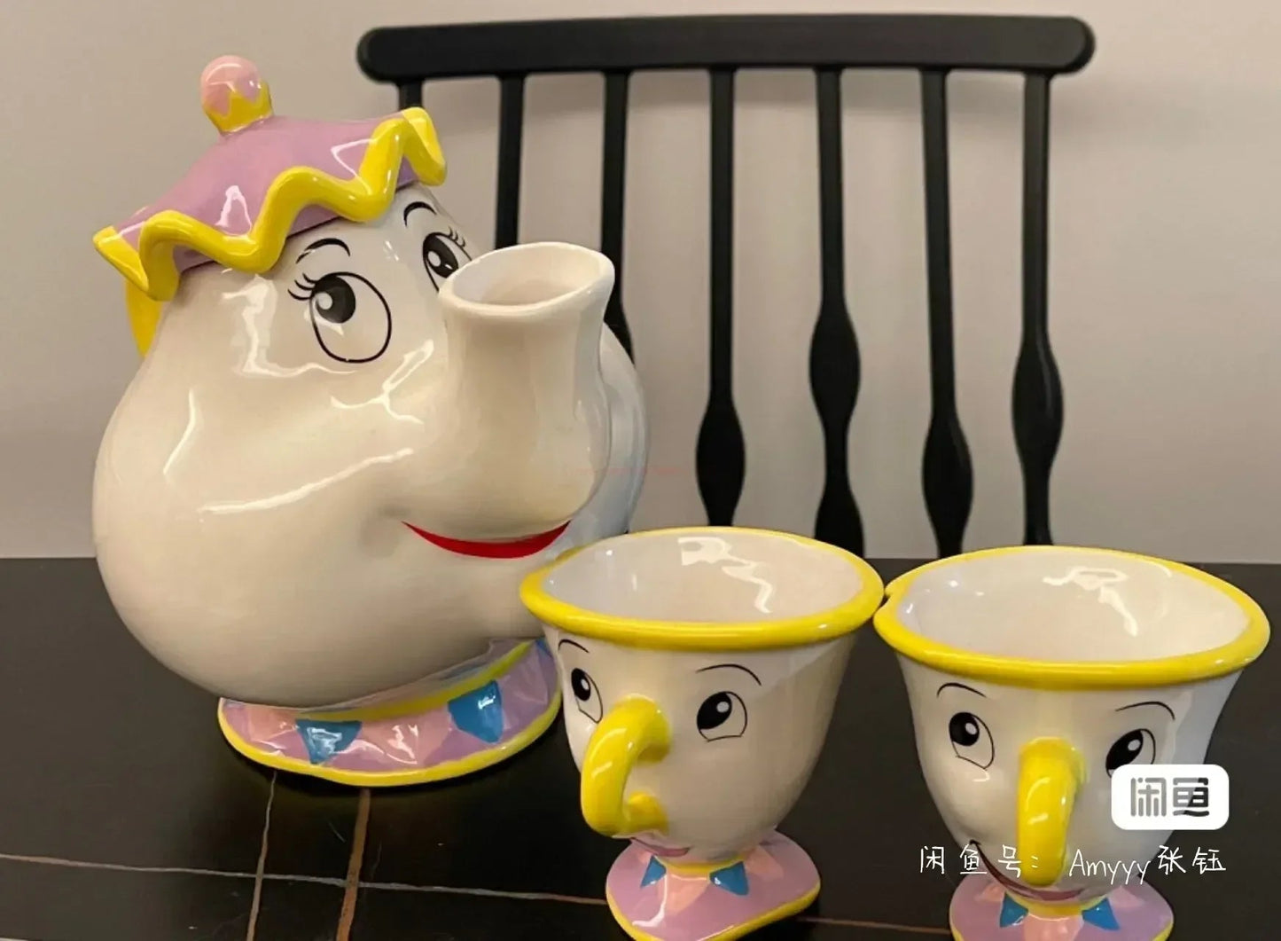 Disney Teapot Cute Cartoon Beauty And The Beast Coffee Pots Mug Mrs Potts Chip Cup Tea Cup Pots One Tea Sets Droshipping Good Vibrations Adult Super Store