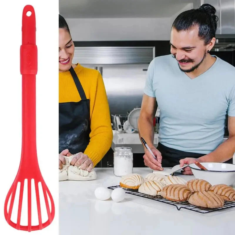 Kitchen Gadgets Multifunctional Egg Beater Egg Milk Whisk Pasta Tongs Food Clips Mixer Manual Stirrer Kitchen Cream Bake Tool Good Vibrations
