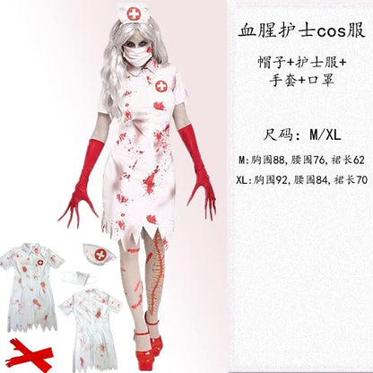 Women Halloween Vampire couple uniform Purim Cosplay Costumes men Horror Ghost Dead Zombie Corpse Bride costume Dress adult Good Vibrations