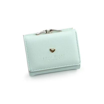 New Mini Short Women Wallets High Quality Coin Pocket Luxury Female Purses Card Holder Photo Holder Cute Wallet For Girls Good Vibrations