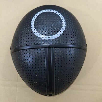 Halloween Cosplay Disguise Masks Triangle Circle Square Mask Black Full Face Mask Film Theme Costume Supplies Good Vibrations