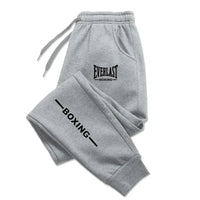 2025 Autumn EVERLAST Printed Jogging Pants Men's Tracksuit Pants for Men Sweatpants Jogger Men Brushed Gym Women Winter Trousers Good Vibrations