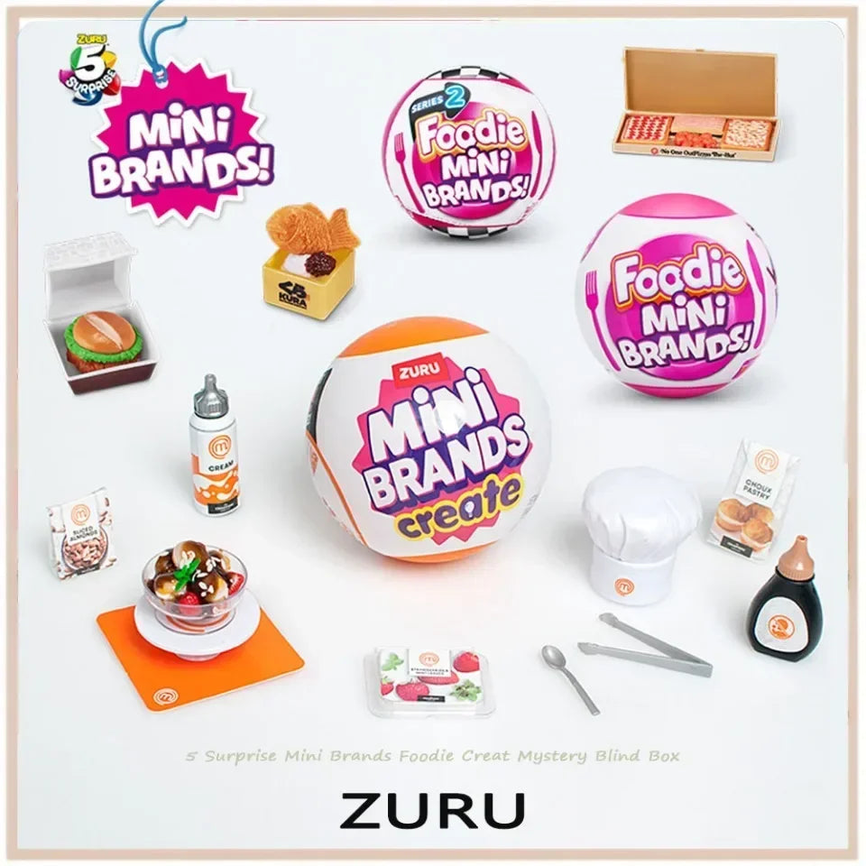 Zuru 5 Surprise Mini Brands Toys Zuru Mystery Blind Box Original Miniature Toy Childrens Surprise Blind Box Toy Gifts Cute Toys Good Vibrations