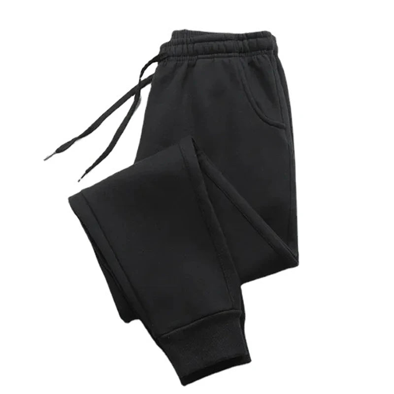 PUAIA Print Men's Pants Autumn/Winter New Sport Jogging Trousers Fitness Loose Fit Clothing Solid Color Outfit Streetwear Pants Good Vibrations