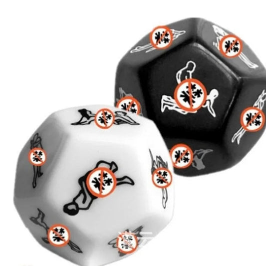 12 Sides Sex Toys for Couples Funny Sex Dice Adult Game Erotic Love Sexy Posture Foreplay Lovers Humour Game Toy Romantic Party Good Vibrations Adult Super Store