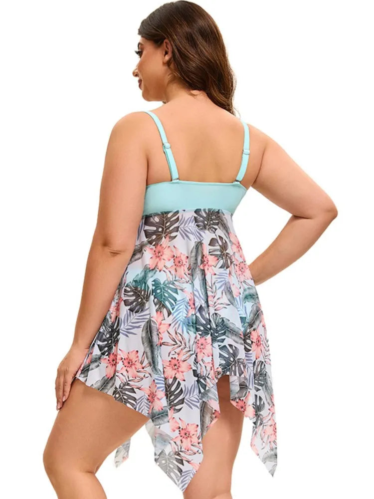 Plus Size High Waist Bikini Women's Push Up Large Size Swimsuit 2025 Summer Mujer Big Size Tummy Control Swimwear Bikini Sets Good Vibrations