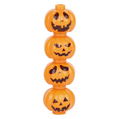 Halloween Parts Spider Web Pumpkin Snake Horror MOC Bricks Building Blocks Toys for Children Christmas Gifts Good Vibrations