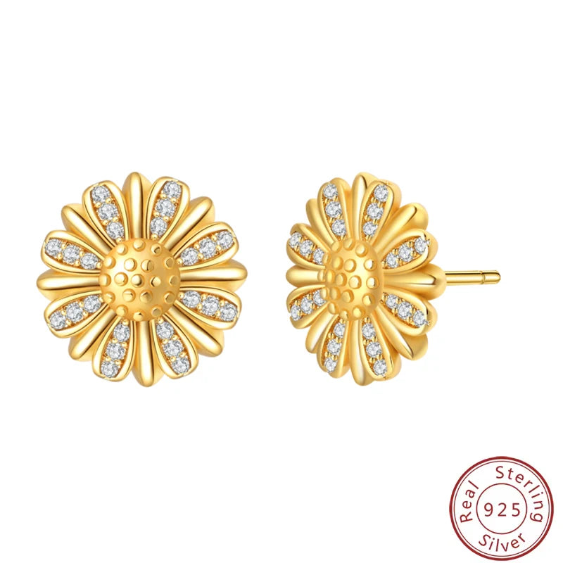 Women's Earrings 925 Sterling Silver Ocean Cute Pet Insect Plant Multi Style Earrings Fit Anniversary Delicate Jewelry Gifts Good Vibrations