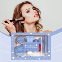 All-In-One Makeup Set,Full Makeup Kit Gift Include Concealer,Foundation,Eyeliner,Eyebrow Pen,Mascara,Lipstick Makeup for Women Good Vibrations