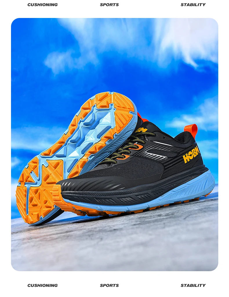 Men's Shoes Sneakers Running Shoes for Men Unisex Women Casual Walking Lace-up Training Lightweight Dark Blue Fashion Lifestyle Good Vibrations