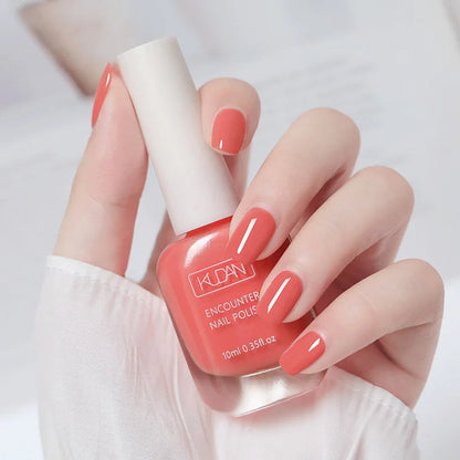 Air Dry Nail Polish 10ml 0.35 oz Water Based Non Toxic Odorless Quick Dry Toenail Finger Gel No Lamp Baking Nail Art Manicure Good Vibrations