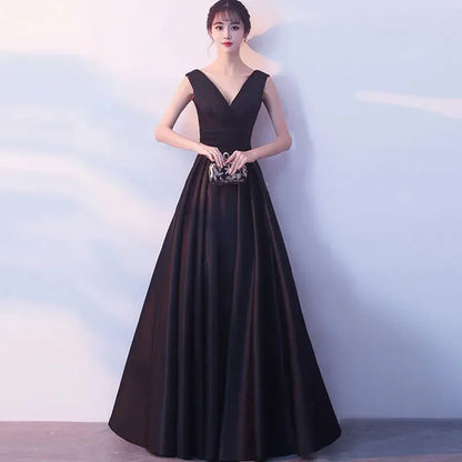 Toast Bridesmaid Evening Dresses Women's 2025 New Fashion Slim Annual Meeting Host Long Dress Female Birthday Party Banquet Dres Good Vibrations