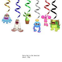 Game My Singing Monsters Birthday Party Decorations Kids Favor Gift Paper Cups Plates Baby Shower Disposable Tableware Supplies Good Vibrations