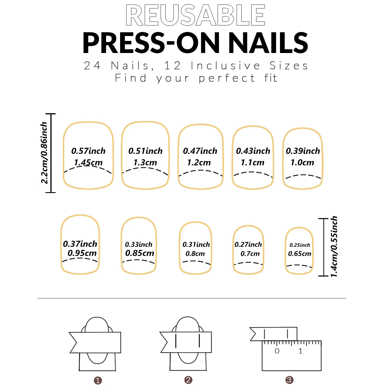 24pcs Press on Nails Short Almond Bowknot Black Press on Nails White Pearl Sweet French Tip Press on Nails Cute Nail Artificial Good Vibrations