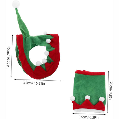 Horse Party Hat Xmas Horse Hat Holiday Cap Riding Race Equestrian Equipment Horse Christmas Hat Horse Santa Hat for Christmas Good Vibrations