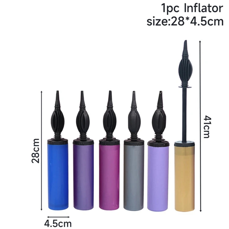Balloon Pump Balloon Accessories Balloon inflator hand push Air Pump Wedding Valentine Birthday Party Decoration Tools Good Vibrations