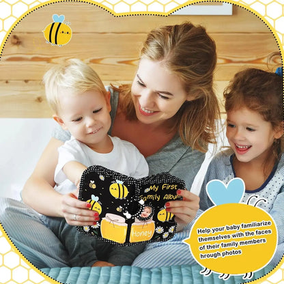 Baby Photo Album My First Photo Book Growth Babies Albums DIY Photography Album Gift for Newborn Toddler Kids Baby Shower Good Vibrations