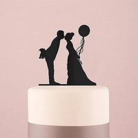 Bride and Groom Wedding Party Cake Topper Decoration Golden Acrylic Mrs & Mrs Engagement Party Cake Toppers Gift Baking Supplies Good Vibrations
