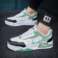 Driving Walking Tennis Shoes for Male Wear Resistant Skateboard Footwear Men Casual Shoes Breathable White Sneakers Fashion Good Vibrations