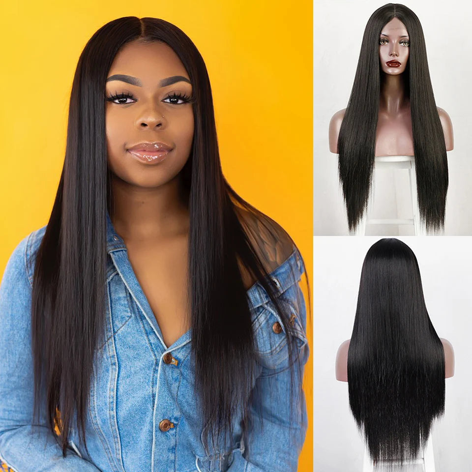 I's a wig Long Straight White Cosplay Wigs Synthetic Wigs for Women 60 613 Blonde Grey Pink Black Color for Daily Party Lolita Good Vibrations
