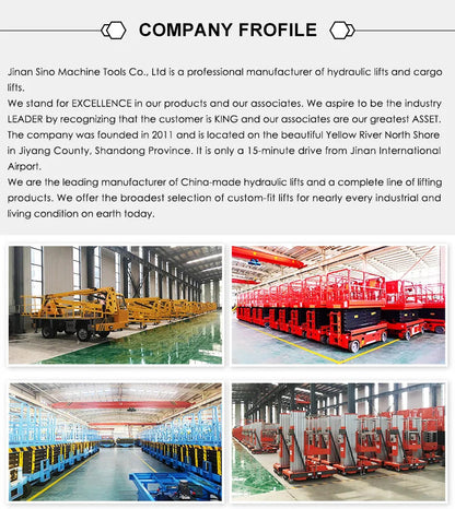 Portable residential single lift, lifting height 6m - 10m, aluminum alloy mast lifting work platform, suitable for home use Good Vibrations