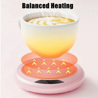 1PC Thermostatic Heating Coaster USB Home Heating Coaster 3-speed Adjustment Heating 55 Degrees Constant Temperature Good Vibrations Adult Super Store
