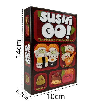 Sushi Go Party Family Gathering Game Card,Fun Card Game,Party Board Deck Good Vibrations