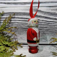Christmas Wood Novel Holiday Hanging Party Decors Funny Santa Ornament Christmas Tree Decoration Good Vibrations
