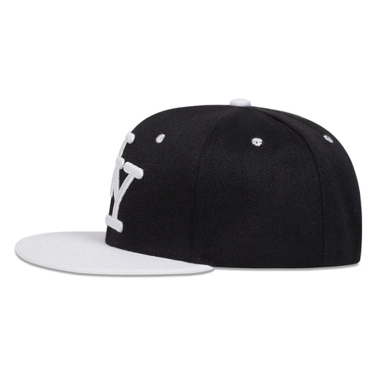 Unisex NY Letter Embroidery Hip-hop Hats Spring Autumn Outdoor Adjustable Casual Baseball Caps Sunscreen Hat Sports Cap Good Vibrations