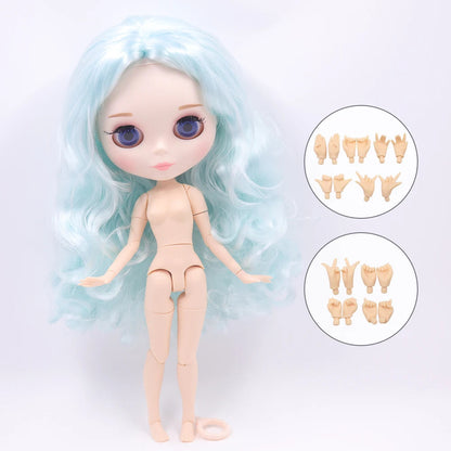 ICY DBS blyth doll 1/6 bjd toy joint body white skin shiny & matte face 30cm on sale special price toy gift anime doll Good Vibrations