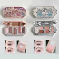 Moonlight Mermaid Gemstone Eyeshadow Palette Highly Pigmented Matte Shimmer Swan Ballet Eye shadow Collection Good Vibrations