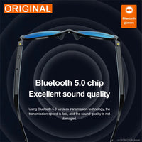 New Lecoo C8 Smart Glasses Original Headset Wireless Bluetooth 5.0 Sunglasses Headset Outdoor Sport Earphone HD Mic Calling Head Good Vibrations