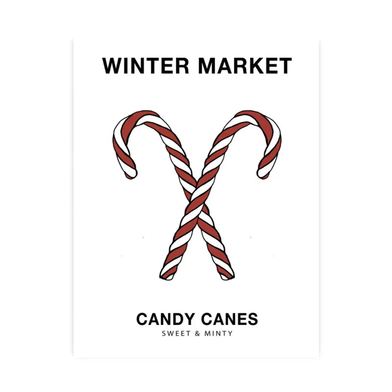 Christmas Tree Santa Claus Snowman Reindeer Posters Prints Canvas Printing Wall Art Pictures for Holiday Living Room Home Decor Good Vibrations