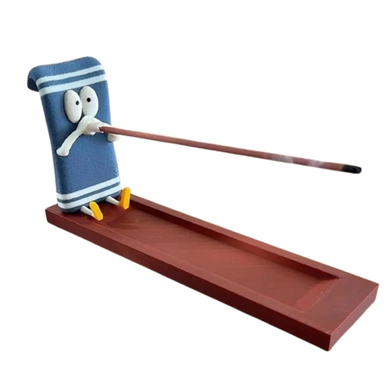 Incense Stick Holder Handmade Burner for Home Office Decor Meditation Yoga Aromatherapy Gifts Craft Decorative Accessories Good Vibrations