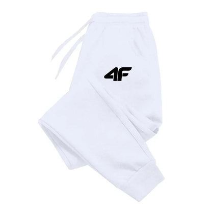 4F Men's Creativity Printed Jogging Pants, Fitness Joggers, Running Pants, Training Sport Trousers, Sportswear Sweatpants, Good Vibrations