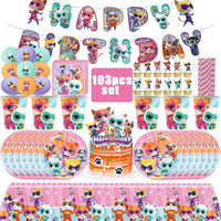 Superkitties Happy Birthday Party Decor Paw Meow Cat Super Kitties Tableware Tablecloth Plate Cup Gift Set Kid Party Supplie Toy Good Vibrations