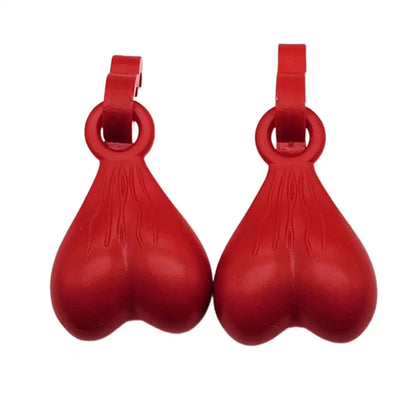 2Pcs Resin Croc Balls Shoe Charm Hanging Pendant Outdoor Sandals Novelty Testis Funny Sandal Shoes Ball Ornaments Shoe Buckle Good Vibrations