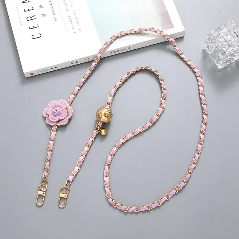 Camellia Cross Body Mobile Phone Chain Good Vibrations