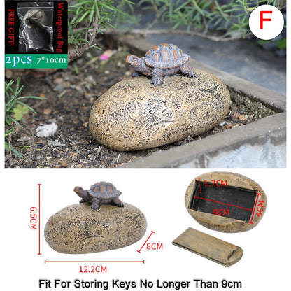 Sight Secret Rock Stone Shape Key Safe Box Hidden Storage Compartment For Home Garden RV Spare Keys Safes Free Gift Zipper Bag GOOD Vibrations Adult Super Store