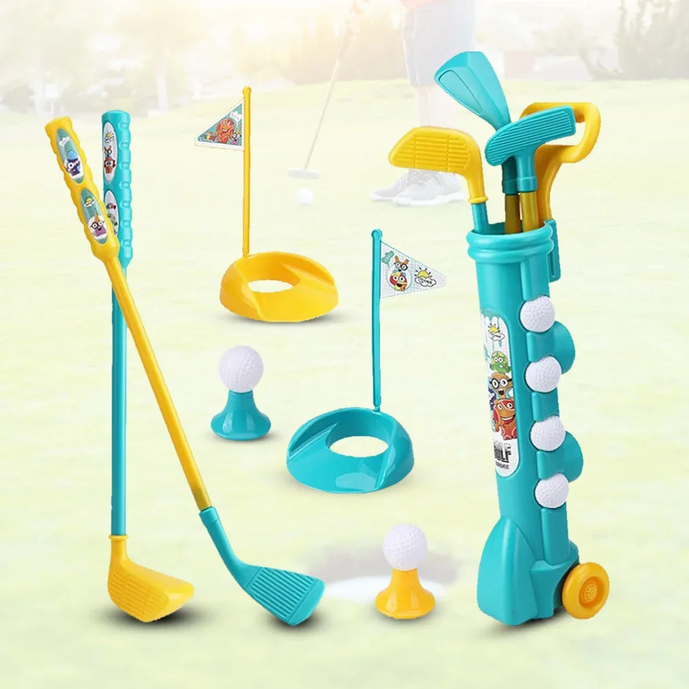Mini Putter Golf Club Toy Funny Sports Golf Clubs Set Parent Child Educational Activities Outdoor Sports Game Toy Good Vibrations
