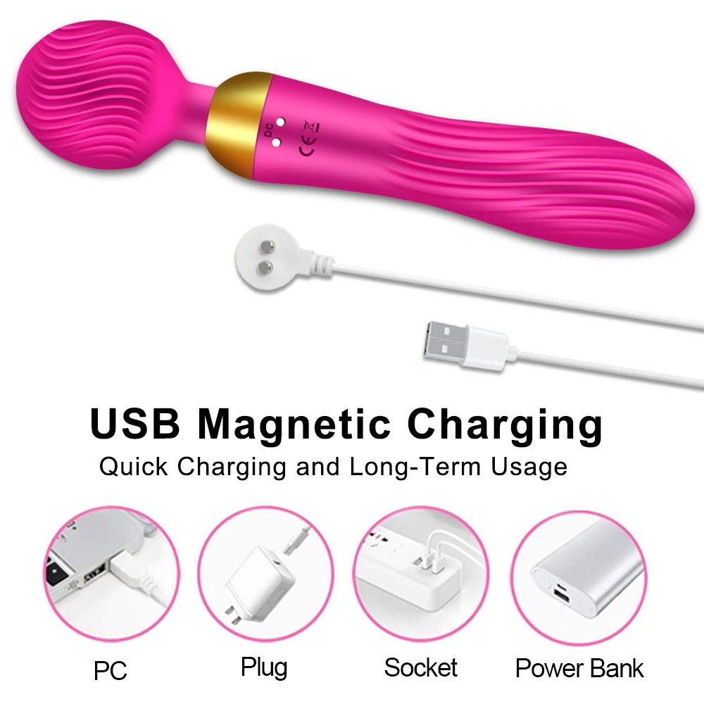 Adult Erotica Products Vibrator AV Magic Wand Female G-spot Massager Vagina Vibrator Masturbation Tools for Women Couple Sex Toy Good Vibrations