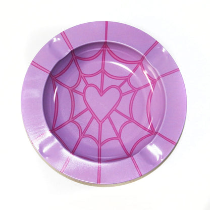 Cartoon Metal Rolling Tray - round Tobacco Herb Ashtray Creative Cigarette Holder Smoking Accessories Good Vibrations
