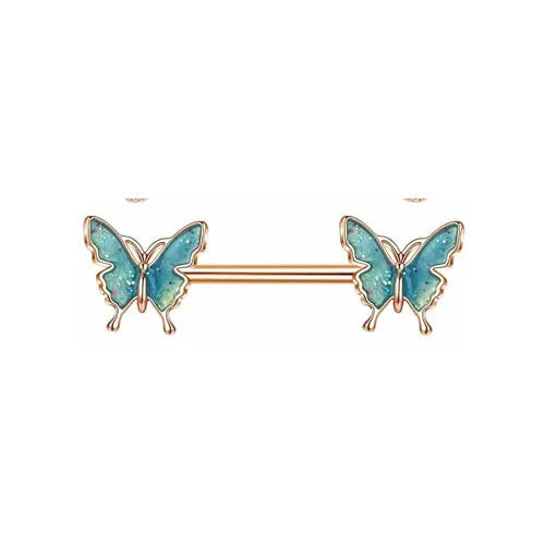 Bobisty Nipple Piercing Jewelry Stainless Surgical Steel Tongue Rings Ball Heart Butterfly Belly Barbell Body Jewelry for Women Good Vibrations