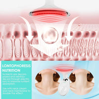 Facial Massager Red Light Beauty Device for Face and Neck Face Sculpting Wand with 7 Color LED Photon Skin Care Tool Ideal Gift Good Vibrations