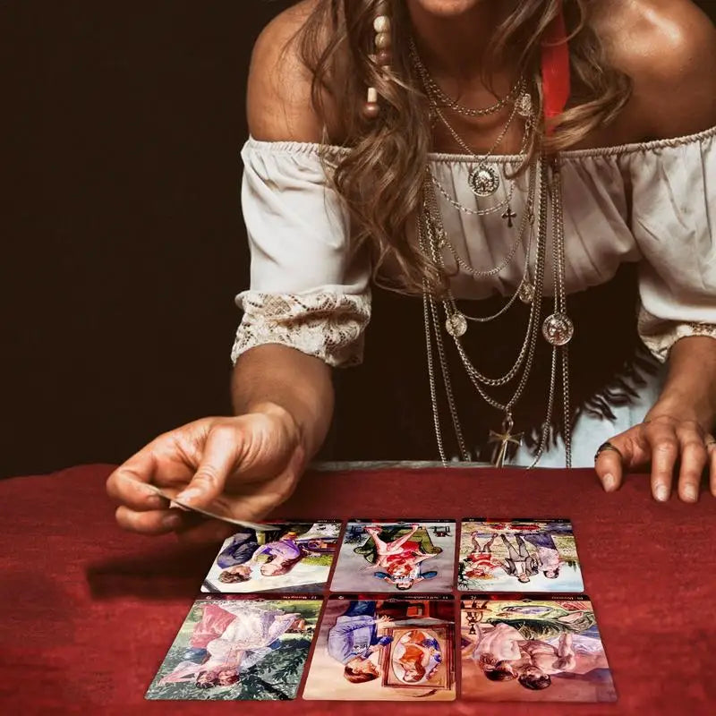 New Tarot Cards Oracles Deck Mysterious Divination Sexual Magic Tarot Deck House Party Cards Game Board Game Tarots Good Vibrations