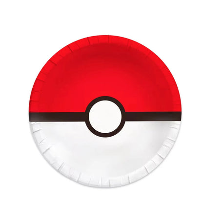 Pokemon Birthday Party Disposable Party Plates Pikachu Theme Tablecloth Character Balloon Birthday Decoration Baby Shower Suppli Good Vibrations