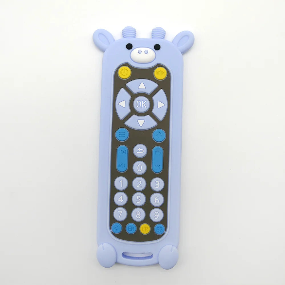 Baby Teether Toy: Realistic Cartoon Remote Control for Soothing Gum Discomfort Remote Control Toy Good Vibrations