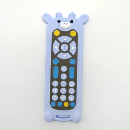 Baby Teether Toy: Realistic Cartoon Remote Control for Soothing Gum Discomfort Remote Control Toy Good Vibrations